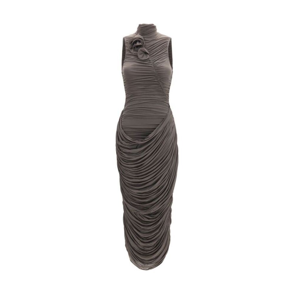 Magda Butrym Gray Copper Cocktail Women's Dress